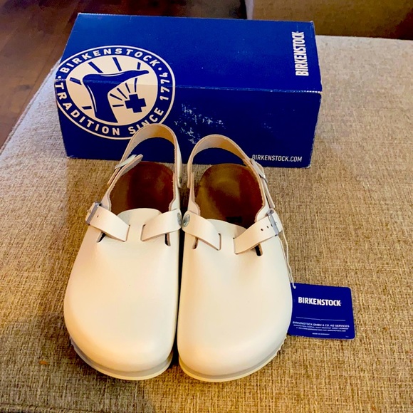 Birkenstock Shoes | Birkenstock Tokio Bs White Clog Women 39 85 | Poshmark